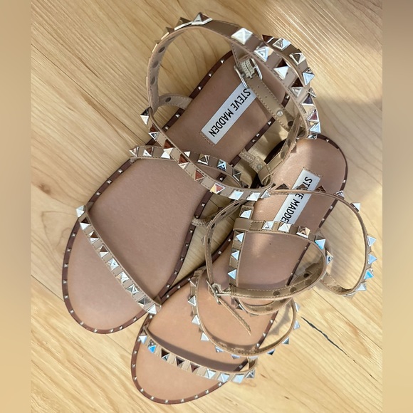 STEVE MADDEN TRAVEL SANDAL TAN - Picture 4 of 6